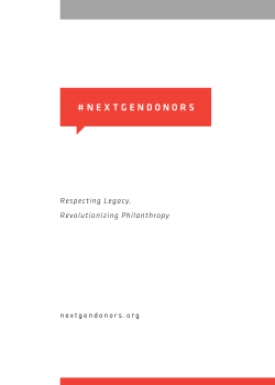 - NextGenDonors