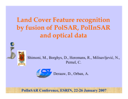Land Cover Feature recognition by fusion of PolSAR, PolInSAR and