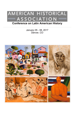 CLAH Program - Conference on Latin American History