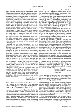 Paula J. Pettavino and Geralyn Pye. Sport in Cuba: The Diamond in