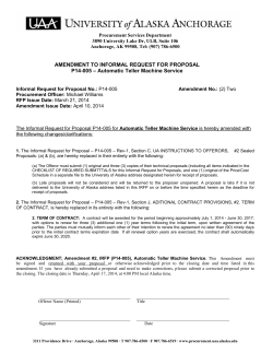 Automatic Teller Machine Service