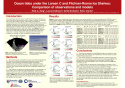 Ocean tides under the Larsen C and Filchner