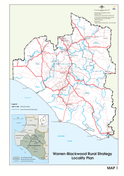 Map 1 Locality plan - Department of Planning