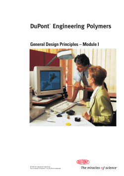 General Design Principles &ndash; Module I