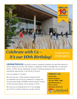 Celebrate with Us &ndash; it`s our 10th Birthday!