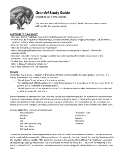 Grendel Study Guide