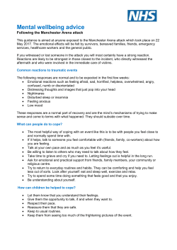 information sheet - 5 Boroughs Partnership