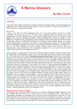 A Marine Glossary by Mike Carolin