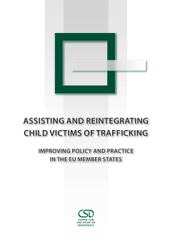 assisting and reintegrating child victims of trafficking