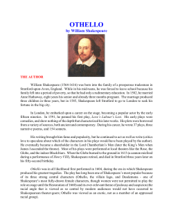 Othello - Robert C. Walton