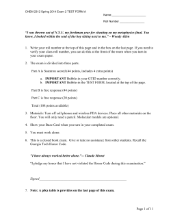 Spring 2014 TEST 2 w/ solution