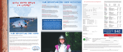 40 $40 - Cub Scout Camps
