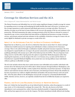 Coverage for Abortion Services and the ACA