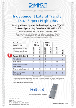 Independent Lateral Transfer Data Report Highlights