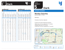 5 Clark P.M. A.M. P.M. A.M. 5 Clark