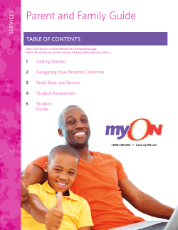 myON Parent Guide