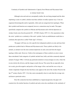 Continuity of Symbols and Administrative Capacity from Minoan and