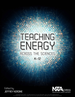 Edited by JEFFREY NORDINE - National Science Teachers