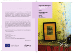 Displacement in Cyprus - Peace Research Institute Oslo