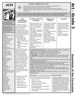 Art - Grade 3 - Henrico County Public Schools