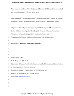 Time-frequency analysis of short-lasting modulation of EEG induced