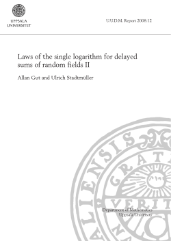 Laws of the single logarithm for delayed sums of