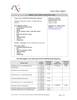 This SD S applies to o the followi ing INFINIT Aut TI BioFilmC