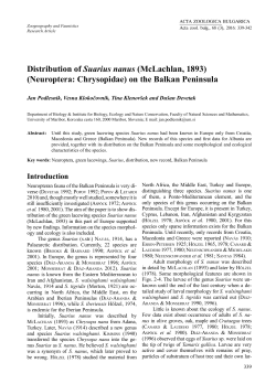 Distribution of Suarius nanus