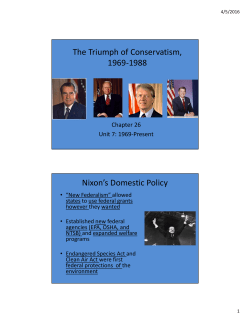 The Triumph of Conservatism, 1969