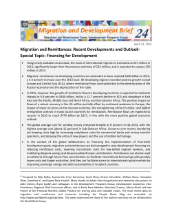 Migration and Development Brief