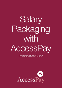 Salary Packaging with AccessPay