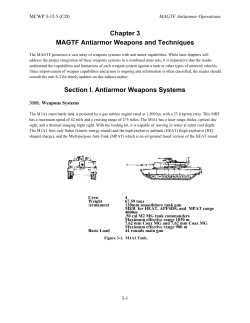MAGTF Antiarmor Weapons and Techniques, Antiarmor Weapon