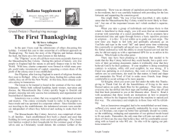 The First Thanksgiving - Grand Encampment, Knights Templar