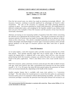 Advising Clients About Life Insurance pdf