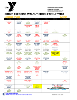group exercise-walnut creek family ymca