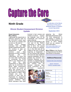 September 2013 Ninth Grade Newsletter