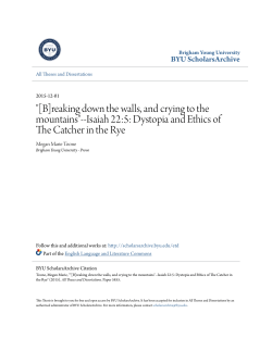 "[B]reaking down the walls, and crying to the mountains"-