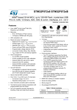 Datasheet - STMicroelectronics
