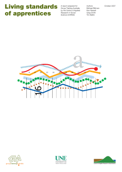 Living standards of apprentices - National Apprentice Employment