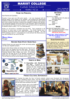 MARIST COLLEGE Catholic School for Girls