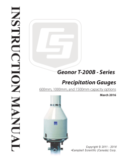 Geonor T-200B - Series Precipitation Gauges