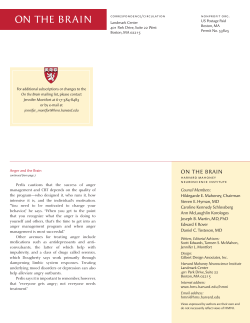 on the brain - HMS - Harvard University