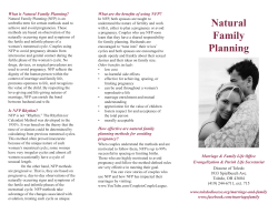 Natural Family Planning