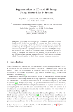 Segmentation in 2D and 3D Image Using Tissue