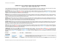 Search for service details for Lower Hutt service
