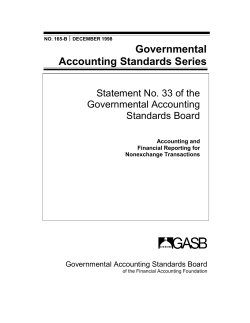 GASB St. 33