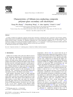 Characteristics of lithium-ion-conducting composite polymer