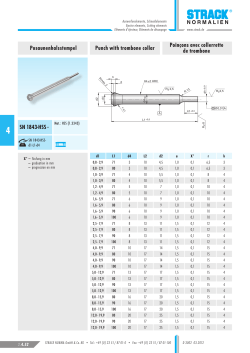 Posaunenhalsstempel Punch with trombone collar