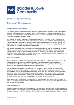 - Bladder and Bowel Foundation