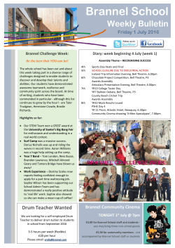Brannel Weekly Bulletin 1 July 2016